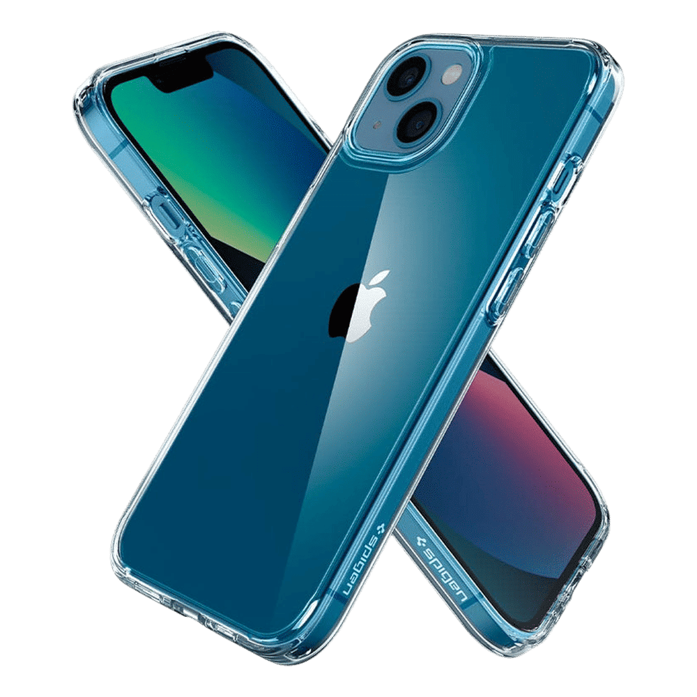 spigen Ultra Hybrid TPU Back Cover for Apple iPhone 13 Mini (Wireless Charging Compatible?, Crystal Clear)_9