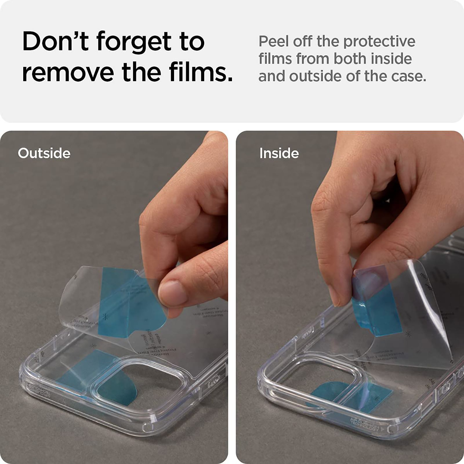 spigen Ultra Hybrid TPU Back Cover for Apple iPhone 13 Mini (Wireless Charging Compatible?, Crystal Clear)_6