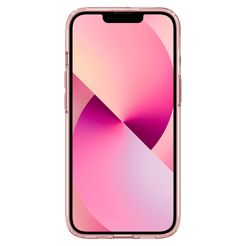 spigen Ultra Hybrid Polycarbonate Back Cover for Apple iPhone 13 Mini (Wireless Charging Compatible, Rose Crystal)_11
