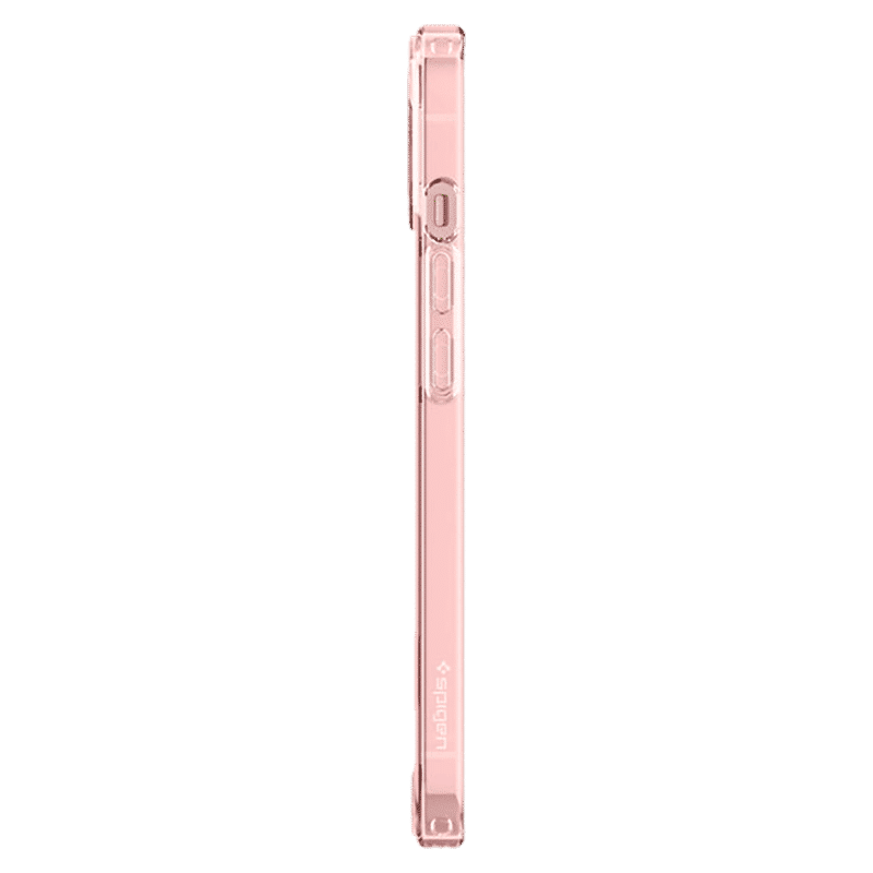 spigen Ultra Hybrid Polycarbonate Back Cover for Apple iPhone 13 Mini (Wireless Charging Compatible, Rose Crystal)_13
