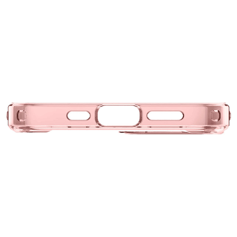 spigen Ultra Hybrid Polycarbonate Back Cover for Apple iPhone 13 Mini (Wireless Charging Compatible, Rose Crystal)_14