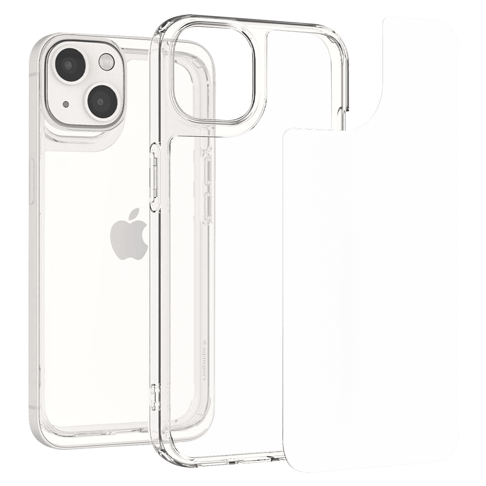 spigen Polycarbonate Back Case for iPhone 13 (Wireless Charging, ACS03533, Clear)_1