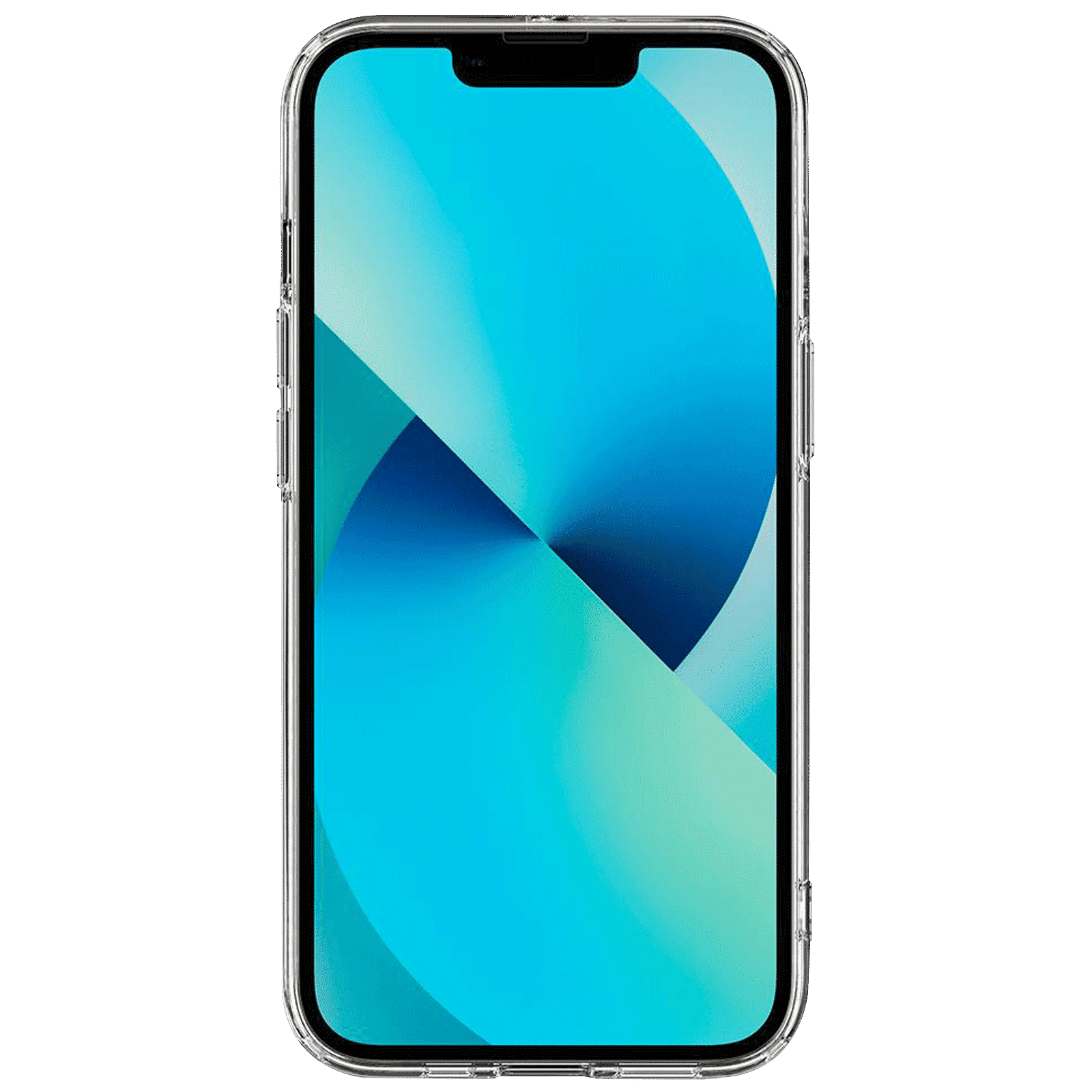 spigen Polycarbonate Back Case for iPhone 13 (Wireless Charging, ACS03533, Clear)_3