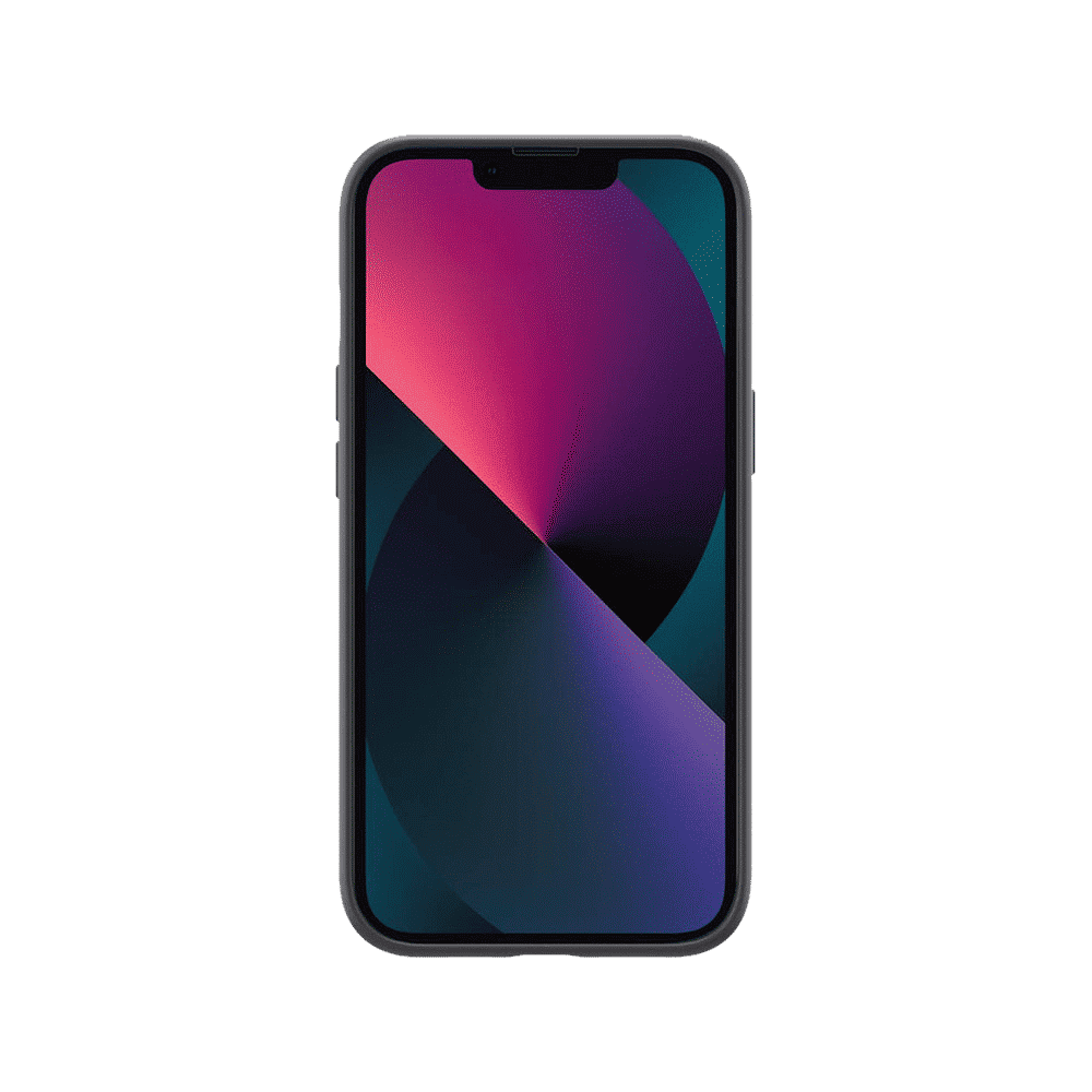 spigen Soft Silicone Back Cover for Apple iPhone 13 (Microfibre Lining, Black)_11