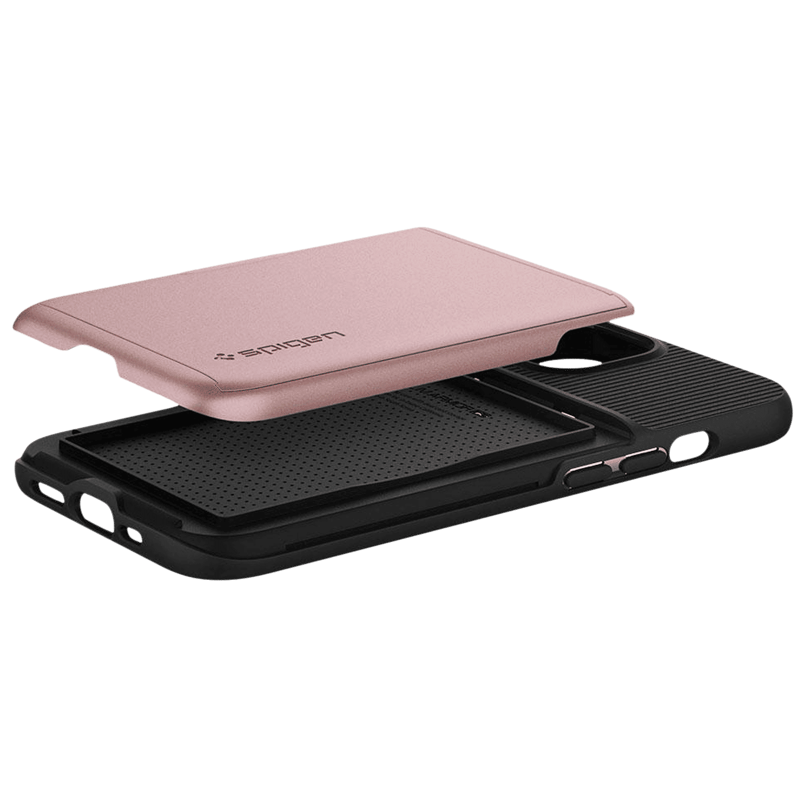 spigen Slim Armor CS TPU & Polycarbonate Back Cover for Apple iPhone 13 (Air Cushion Technology, Rose Gold) spigen Slim Armor CS TPU & Polycarbonate Back Cover for Apple iPhone 13 (Air Cushion Technology, Rose Gold)_10