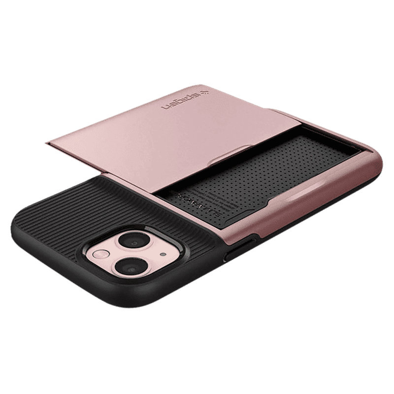 spigen Slim Armor CS TPU & Polycarbonate Back Cover for Apple iPhone 13 (Air Cushion Technology, Rose Gold) spigen Slim Armor CS TPU & Polycarbonate Back Cover for Apple iPhone 13 (Air Cushion Technology, Rose Gold)_14
