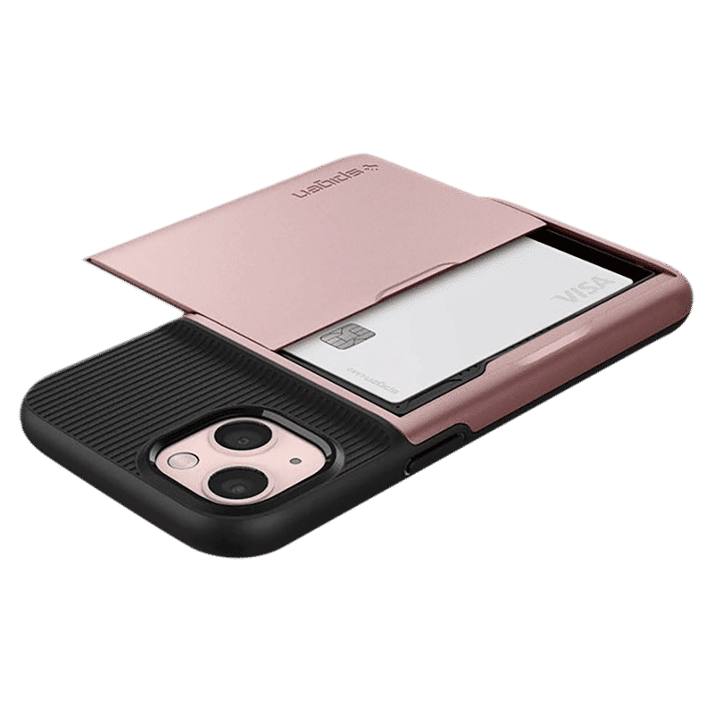 spigen Slim Armor CS TPU & Polycarbonate Back Cover for Apple iPhone 13 (Air Cushion Technology, Rose Gold) spigen Slim Armor CS TPU & Polycarbonate Back Cover for Apple iPhone 13 (Air Cushion Technology, Rose Gold)_15