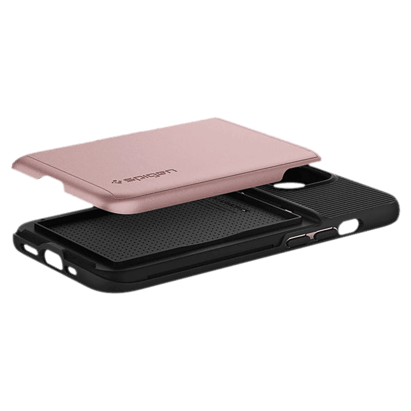 spigen Slim Armor CS TPU & Polycarbonate Back Cover for Apple iPhone 13 (Air Cushion Technology, Rose Gold) spigen Slim Armor CS TPU & Polycarbonate Back Cover for Apple iPhone 13 (Air Cushion Technology, Rose Gold)_16