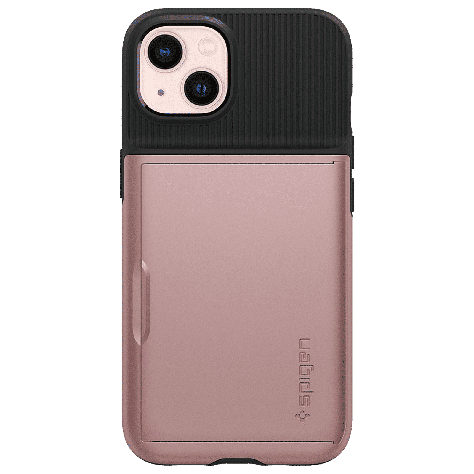 spigen Slim Armor CS TPU & Polycarbonate Back Cover for Apple iPhone 13 (Air Cushion Technology, Rose Gold) spigen Slim Armor CS TPU & Polycarbonate Back Cover for Apple iPhone 13 (Air Cushion Technology, Rose Gold)_6