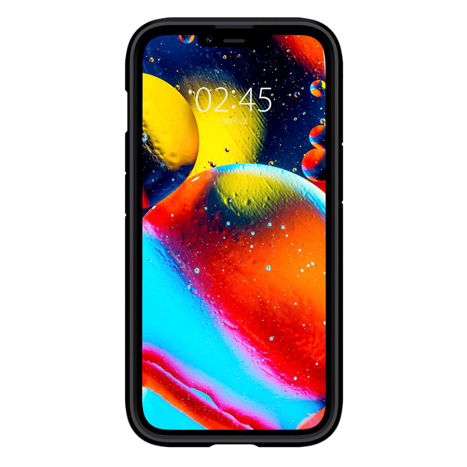 spigen Tough Armor TPU & Polycarbonate Back Case with Stand for Apple iPhone 13 (Wireless Charging Compatible, Gunmetal)_3