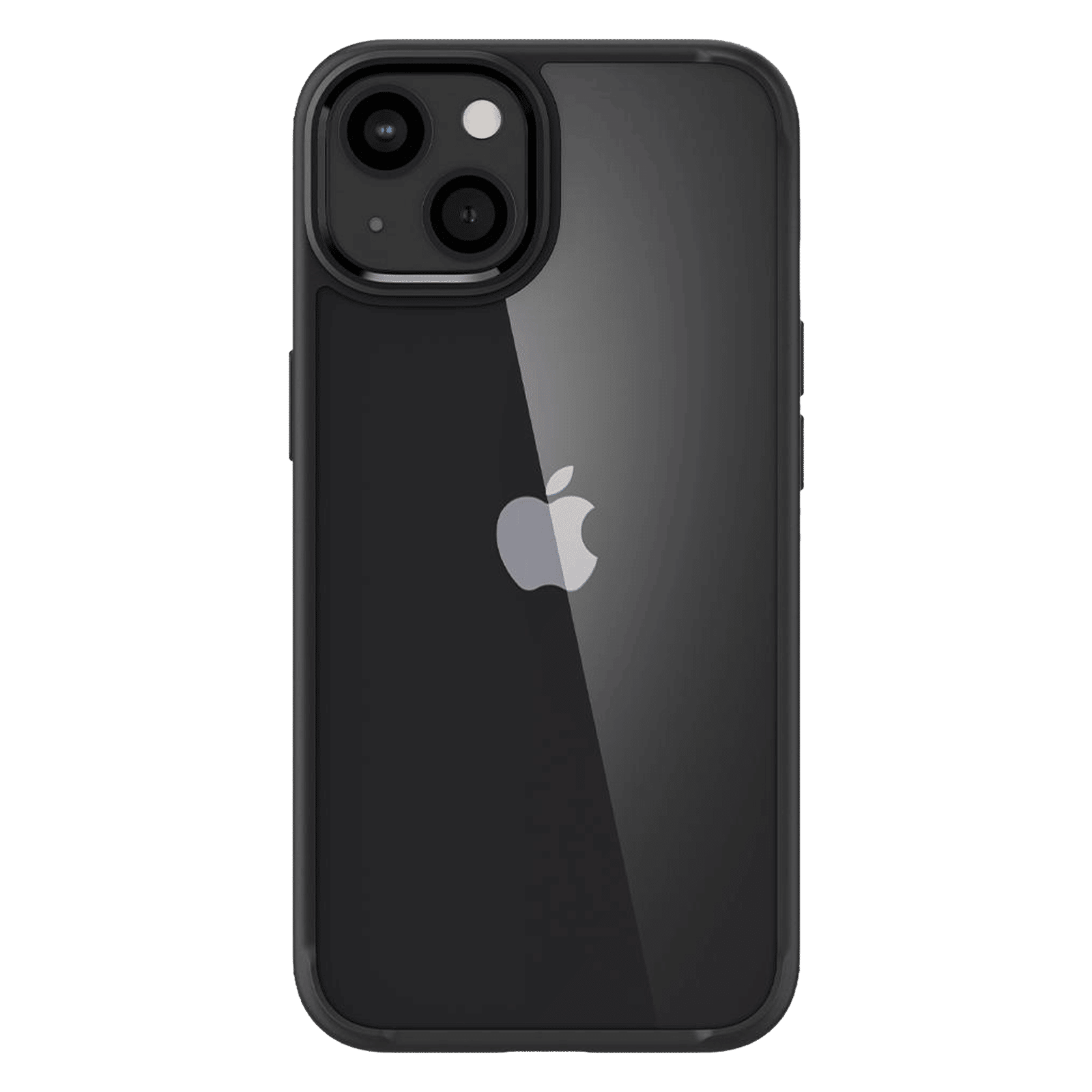 spigen Ultra Hybrid TPU & Polycarbonate Back Cover for Apple iPhone 13 (Wireless Charging Compatible?, Matte Black)_4