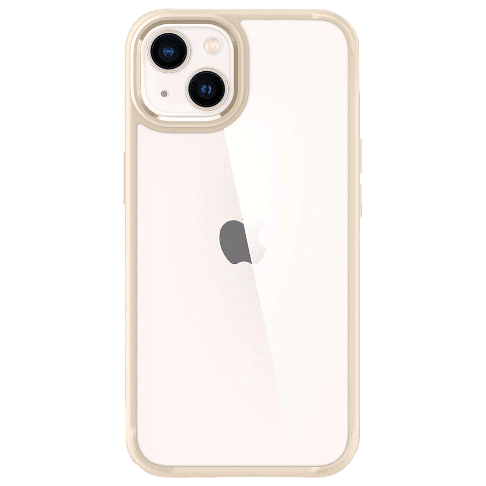 spigen Ultra Hybrid TPU & Polycarbonate Back Cover for Apple iPhone 13 (Wireless Charging Compatible?, Sand Beige)_4
