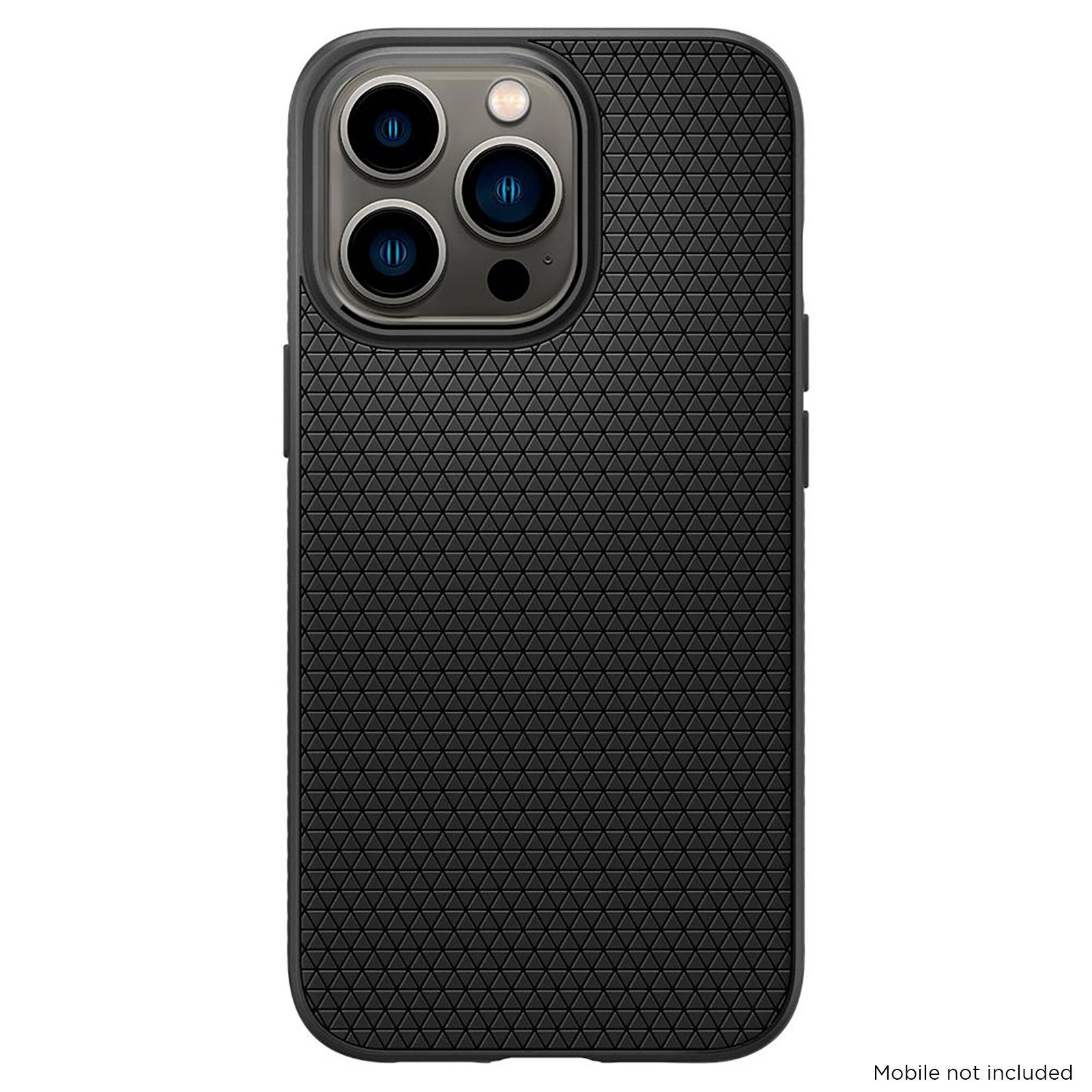 spigen Liquid Air TPU Back Cover for Apple iPhone 13 Pro (Wireless Charging Compatible, Matte Black)_4