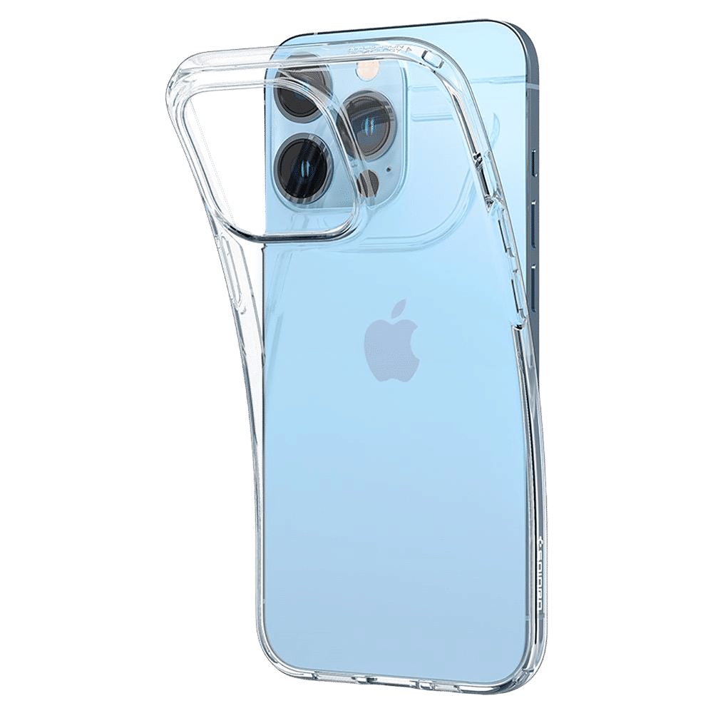 spigen Liquid Crystal TPU Back Case For iPhone 13 Pro (ACS03254, Crystal Clear)_8