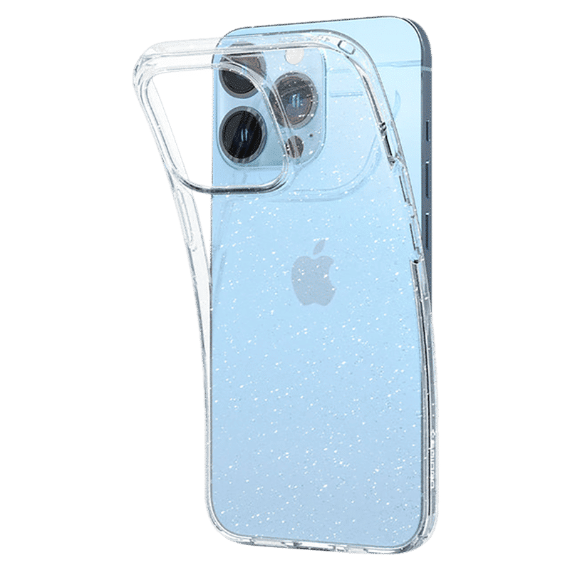 spigen Liquid Crystal Glitter TPU Back Cover for Apple iPhone 13 Pro (Wireless Charging Compatible, Crystal Quartz) spigen Liquid Crystal Glitter TPU Back Cover for Apple iPhone 13 Pro (Wireless Charging Compatible, Crystal Quartz)_10