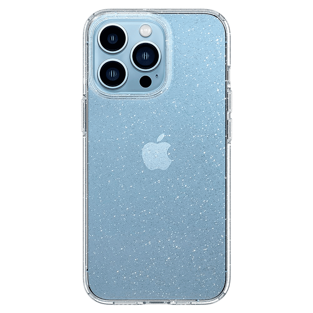 spigen Liquid Crystal Glitter TPU Back Cover for Apple iPhone 13 Pro (Wireless Charging Compatible, Crystal Quartz) spigen Liquid Crystal Glitter TPU Back Cover for Apple iPhone 13 Pro (Wireless Charging Compatible, Crystal Quartz)_4