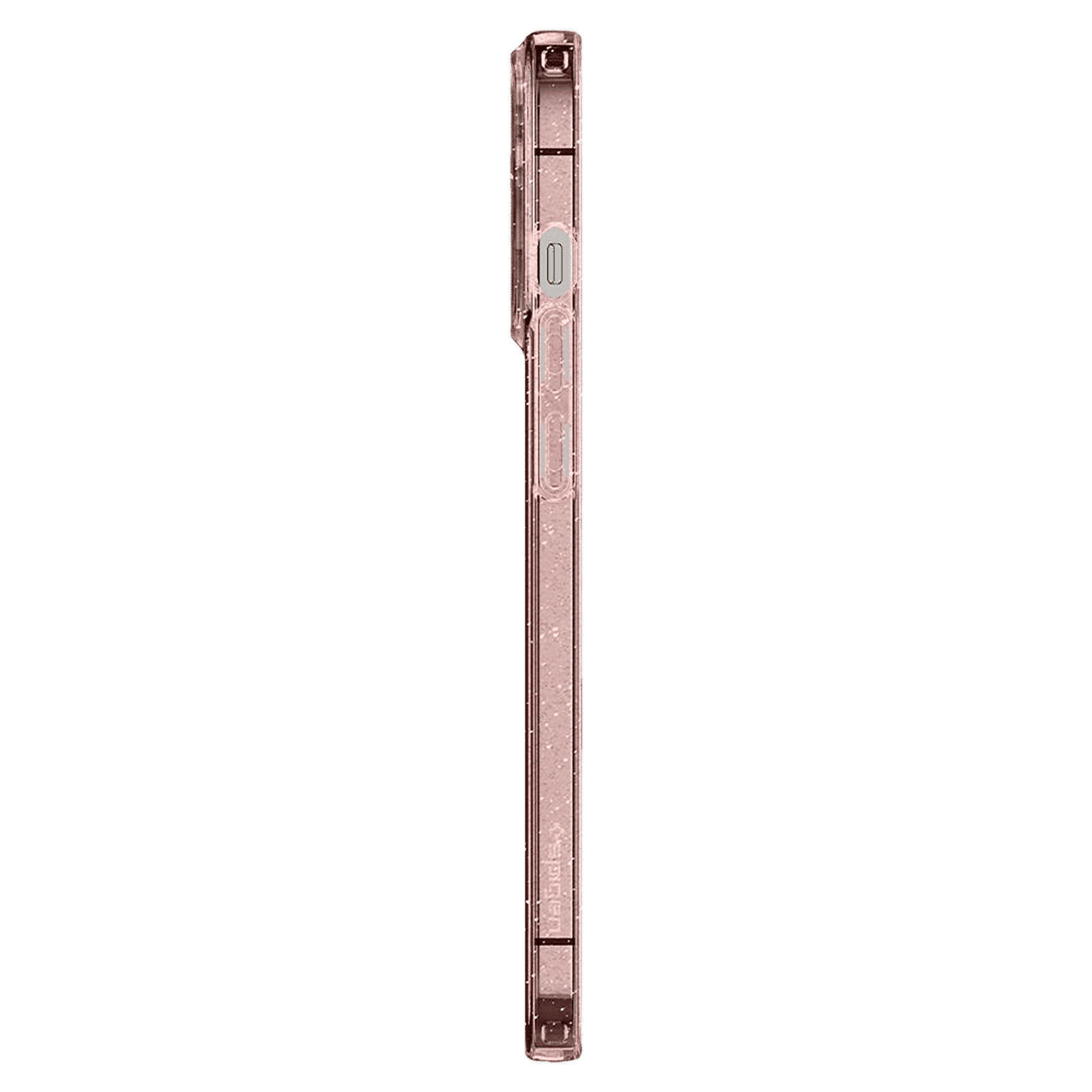 spigen Liquid Crystal Glitter TPU Back Cover for Apple iPhone 13 Pro (Wireless Charging Compatible, Rose Quartz)_5