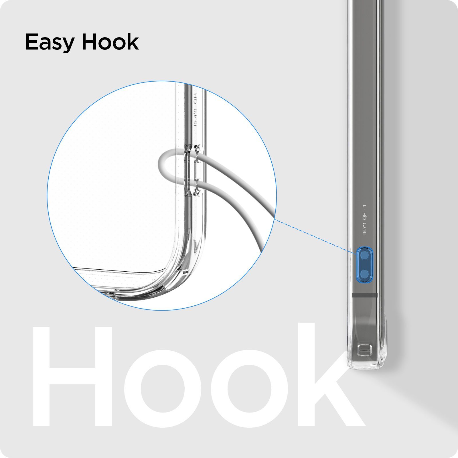 spigen Quartz Hybrid TPU Back Case for iPhone 13 Pro (Edge Protection, ACS03271, Crystal Clear)_12