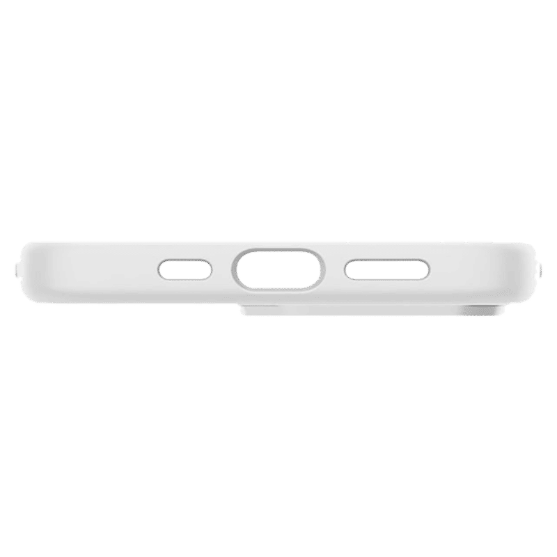 spigen Soft Silicone Back Cover for Apple iPhone 13 Pro (Wireless Charging Compatible, White)_11
