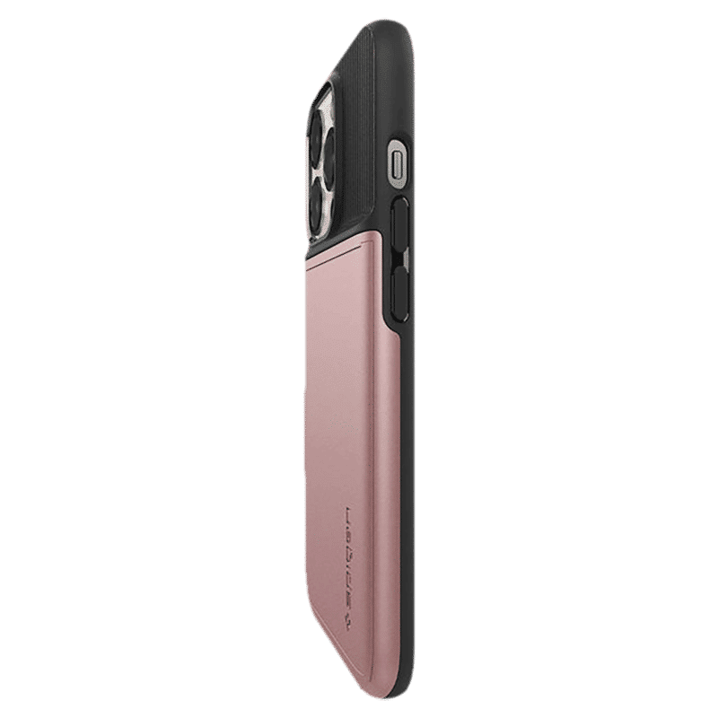 spigen Slim Armor CS TPU & Polycarbonate Back Cover for Apple iPhone 13 Pro (Air Cushion Technology, Rose Gold)_12