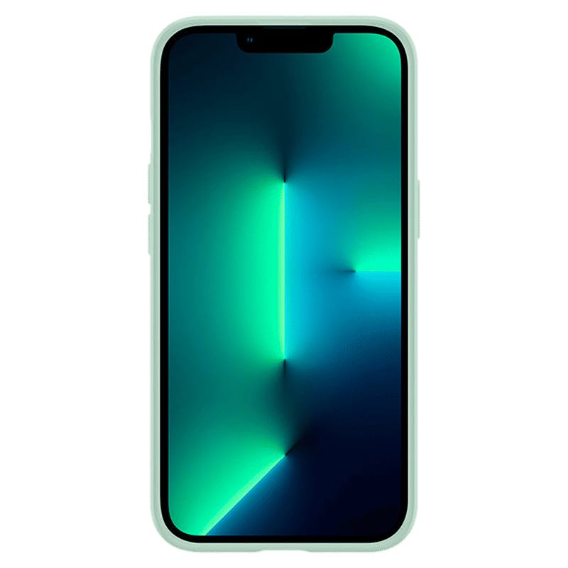 spigen Thin Fit Polycarbonate Back Cover for Apple iPhone 13 Pro (Wireless Charging Compatible, Apple Mint)_9