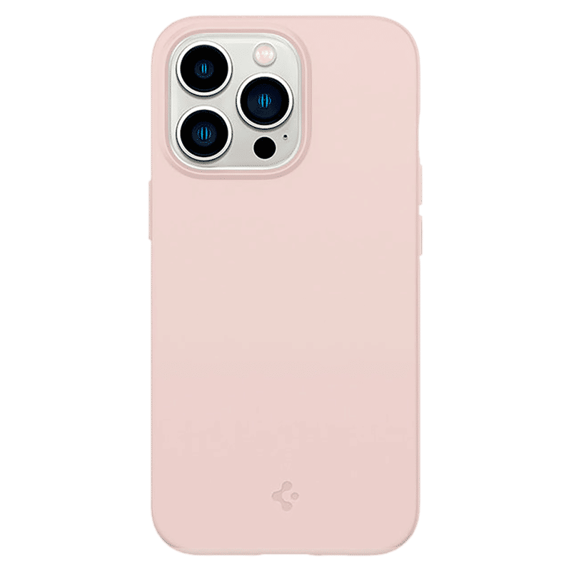 spigen Thin Fit Polycarbonate Back Cover for Apple iPhone 13 Pro (Wireless Charging Compatible, Pink Sand)_11