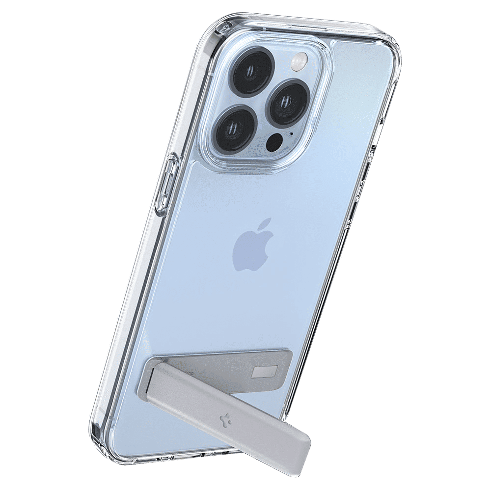 spigen ACS03270 Soft Polycarbonate & Hard TPU Back Cover for Apple iPhone 13 Pro (Air Cushion Technology, Crystal Clear)_11