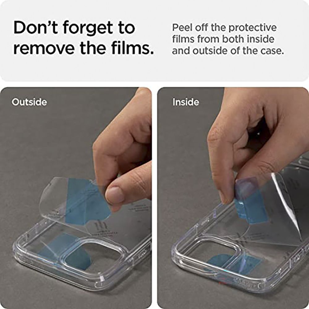 spigen ACS03270 Soft Polycarbonate & Hard TPU Back Cover for Apple iPhone 13 Pro (Air Cushion Technology, Crystal Clear)_13