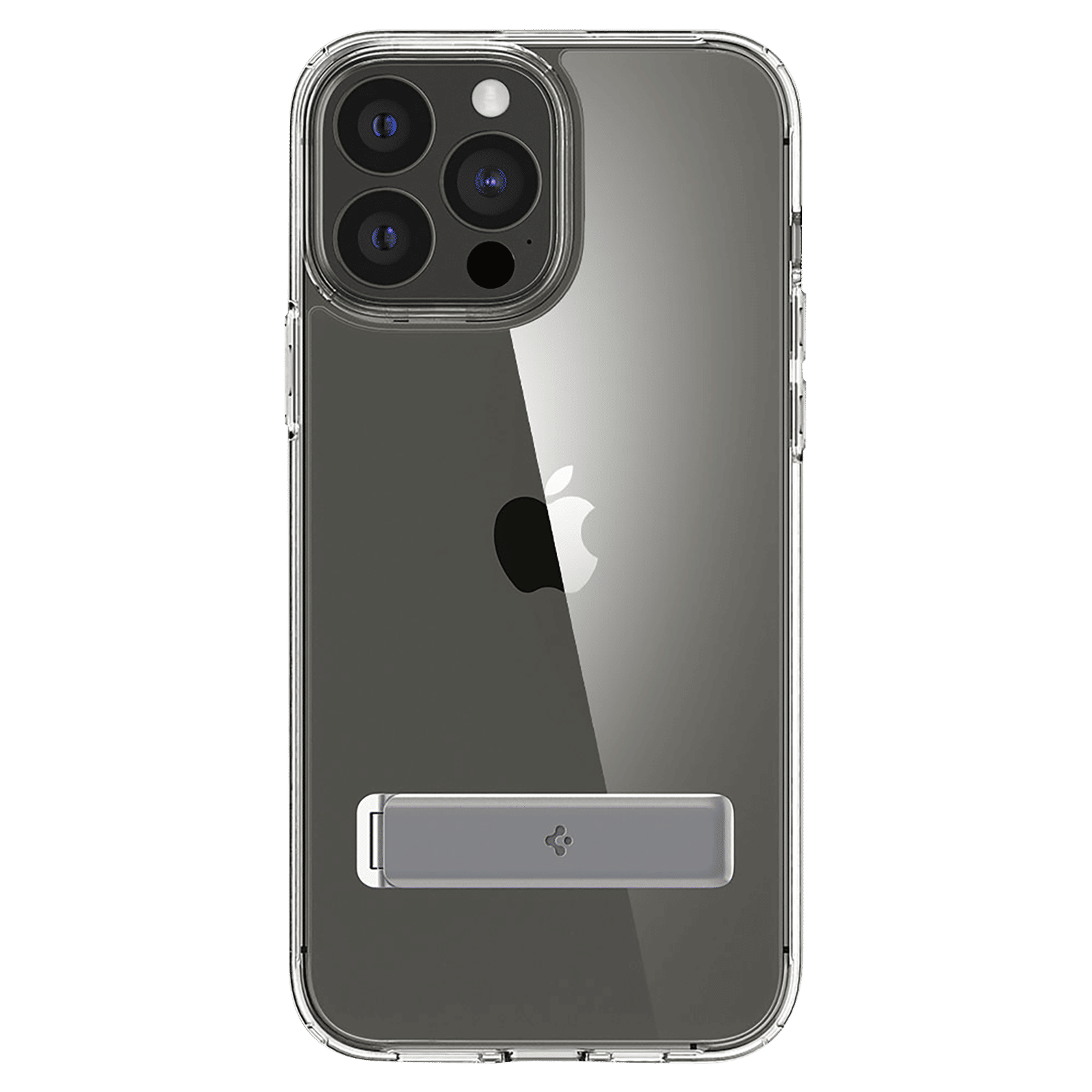 spigen ACS03270 Soft Polycarbonate & Hard TPU Back Cover for Apple iPhone 13 Pro (Air Cushion Technology, Crystal Clear)_3