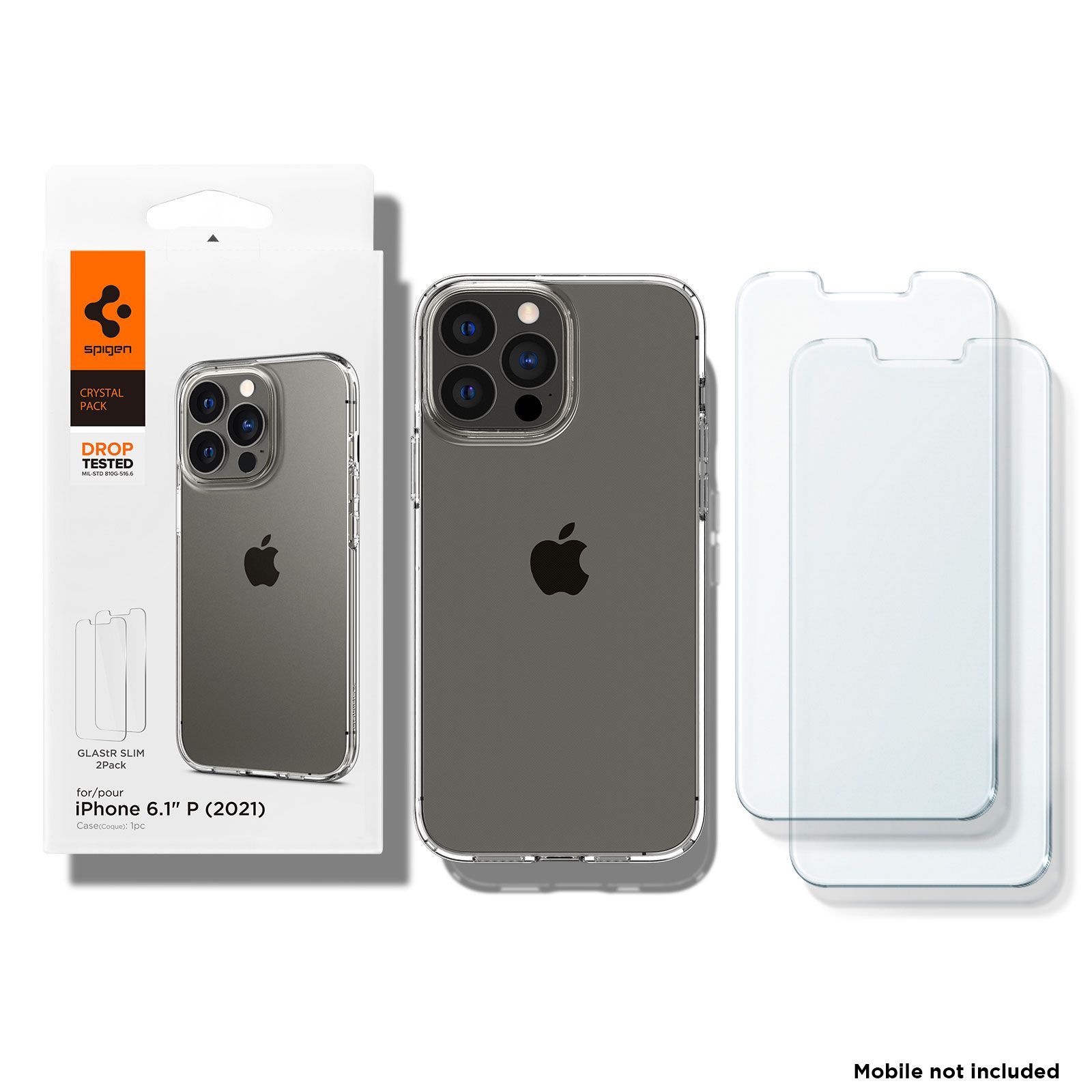 spigen Ultra Hybrid Back Case For iPhone 13 Pro Max (Air Cushion Technology, ACS03636, Crystal Clear) spigen Ultra Hybrid Back Case For iPhone 13 Pro Max (Air Cushion Technology, ACS03636, Crystal Clear)_3