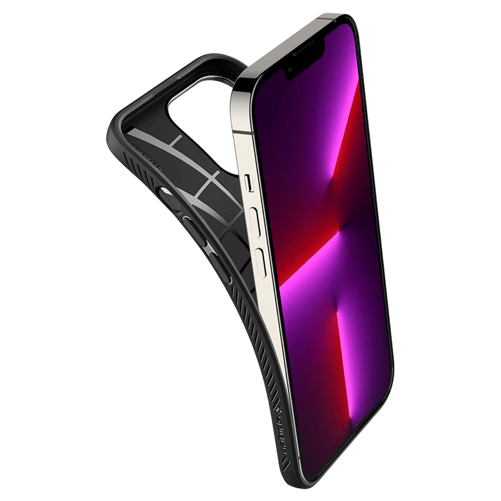 spigen Liquid Air TPU Back Cover for Apple iPhone 13 Pro Max (Supports Wireless Charging, Matte Black) spigen Liquid Air TPU Back Cover for Apple iPhone 13 Pro Max (Supports Wireless Charging, Matte Black)_8