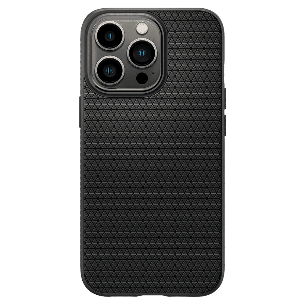 spigen Liquid Air TPU Back Cover for Apple iPhone 13 Pro Max (Supports Wireless Charging, Matte Black) spigen Liquid Air TPU Back Cover for Apple iPhone 13 Pro Max (Supports Wireless Charging, Matte Black)_4