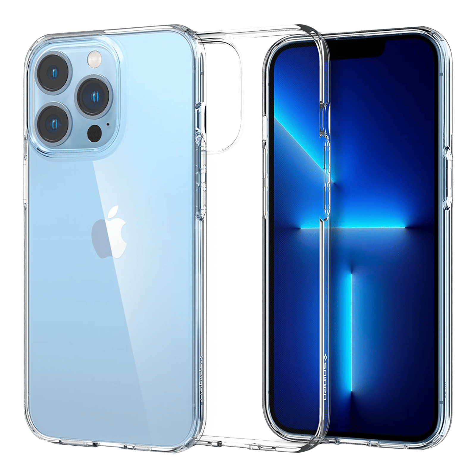 spigen Liquid Crystal TPU Back Cover for Apple iPhone 13 Pro Max (Wireless Charging Compatible, Crystal Clear)_1