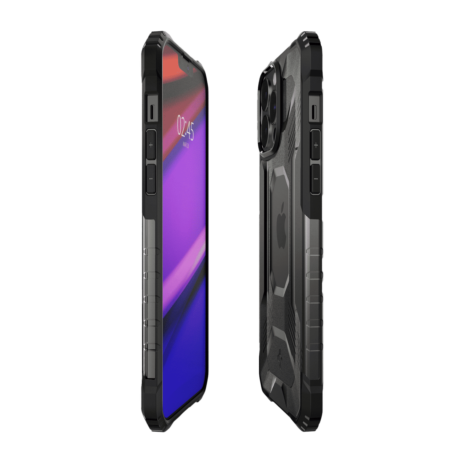 Spigen Polycarbonate & TPU Back Cover for Apple iPhone 13 Pro Max (Supports Wireless Charging, Matte Black)_8