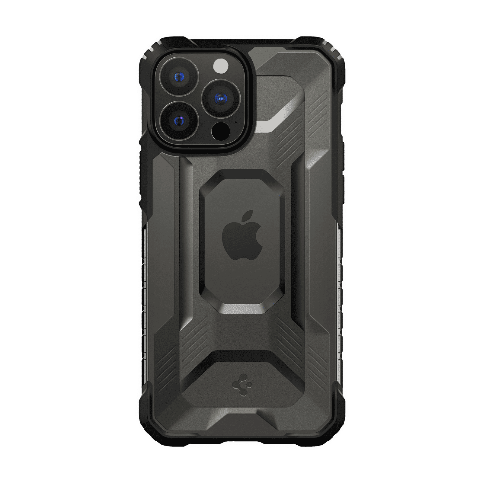 Spigen Polycarbonate & TPU Back Cover for Apple iPhone 13 Pro Max (Supports Wireless Charging, Matte Black)_3