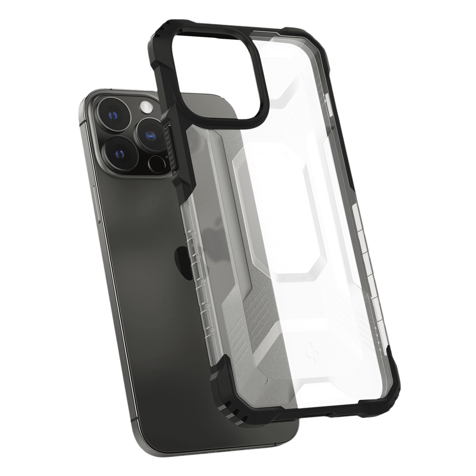 Spigen Polycarbonate & TPU Back Cover for Apple iPhone 13 Pro Max (Supports Wireless Charging, Matte Black)_4