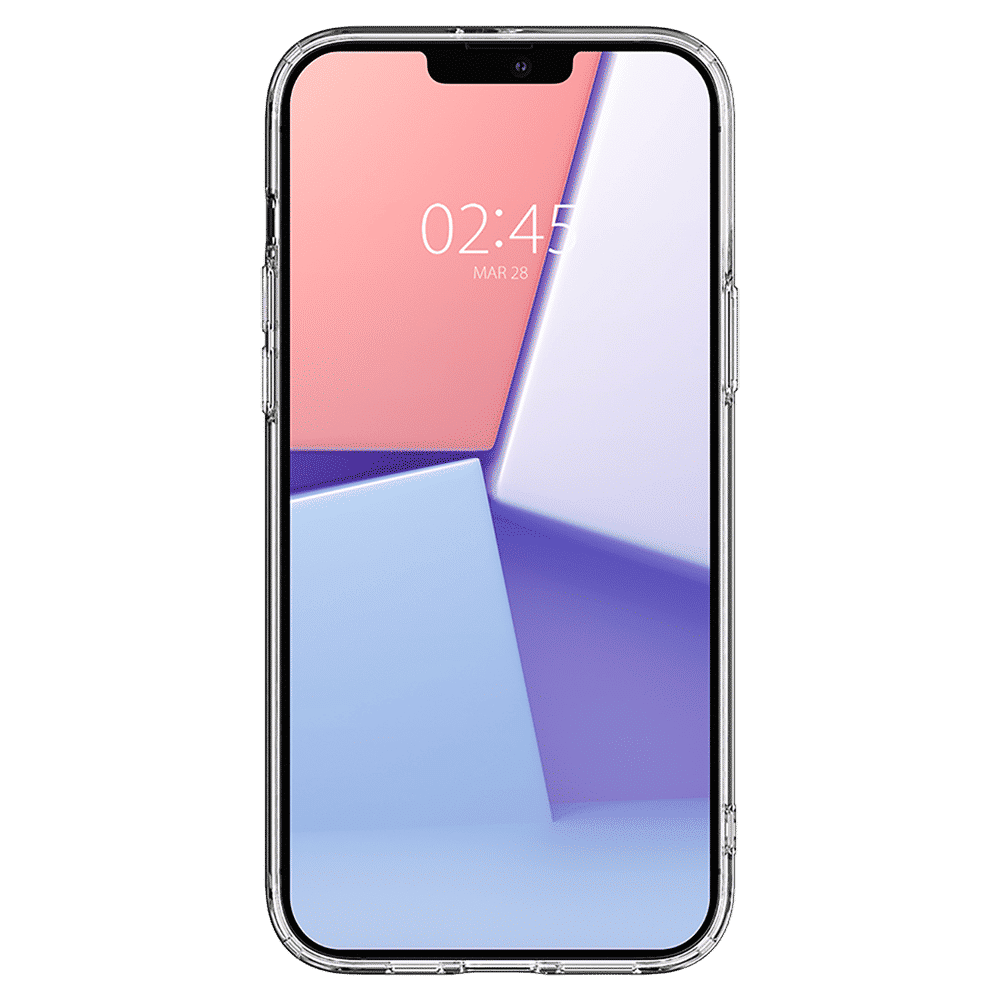 spigen Quartz Hybrid Back Case For iPhone 13 Pro Max (Wireless Charge Compatible, ACS03214, Crystal Clear) spigen Quartz Hybrid Back Case For iPhone 13 Pro Max (Wireless Charge Compatible, ACS03214, Crystal Clear)_3