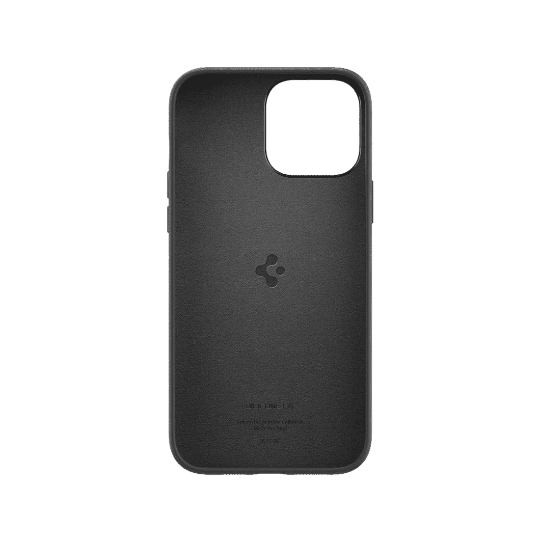 spigen Silicone Fit Soft Silicone Back Cover for Apple iPhone 13 Pro Max (Wireless Charging Compatible, Black)_11