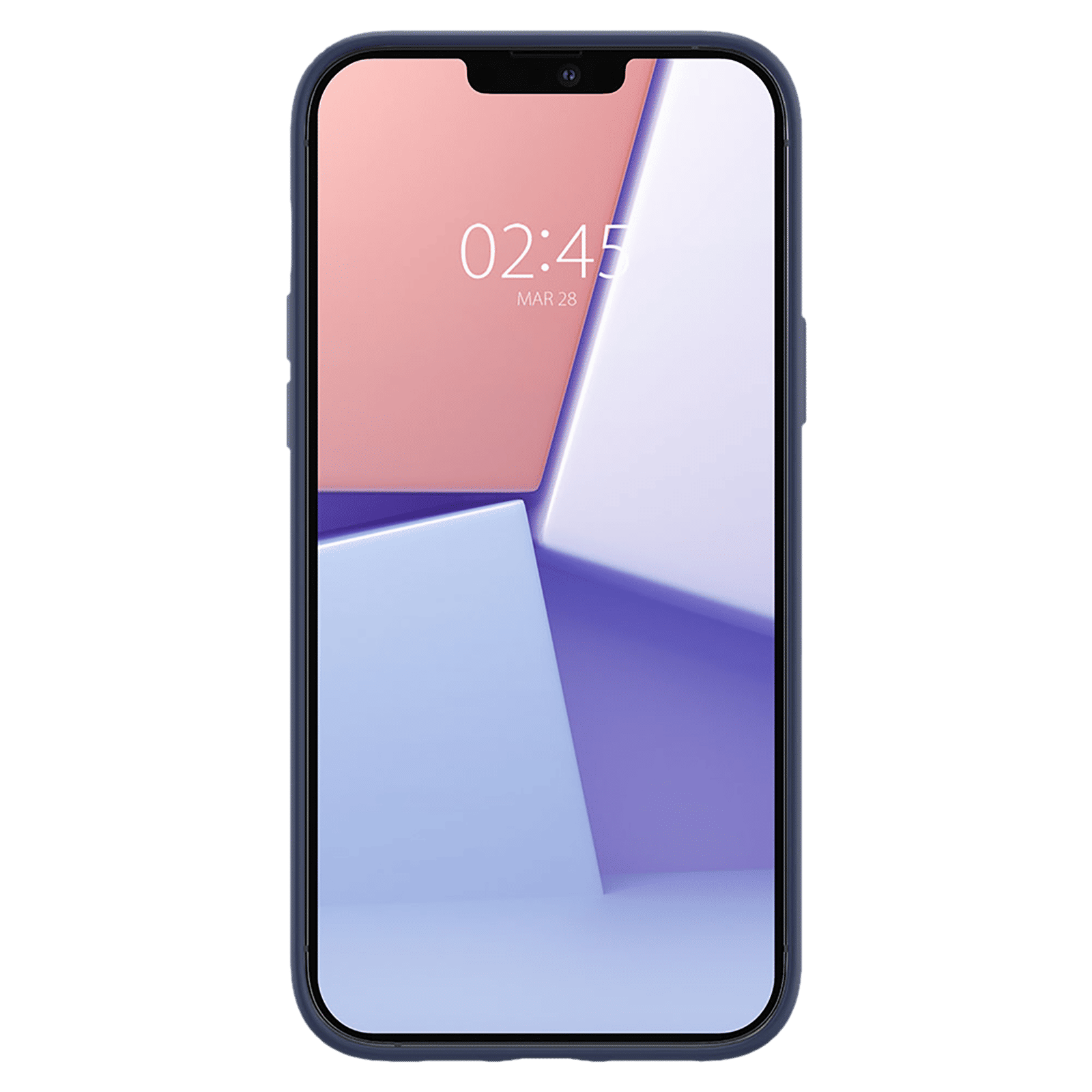 spigen Silicone Fit Back Case For iPhone 13 Pro Max (Soft Microfiber Lining, ACS03230, Navy Blue) spigen Silicone Fit Back Case For iPhone 13 Pro Max (Soft Microfiber Lining, ACS03230, Navy Blue)_3