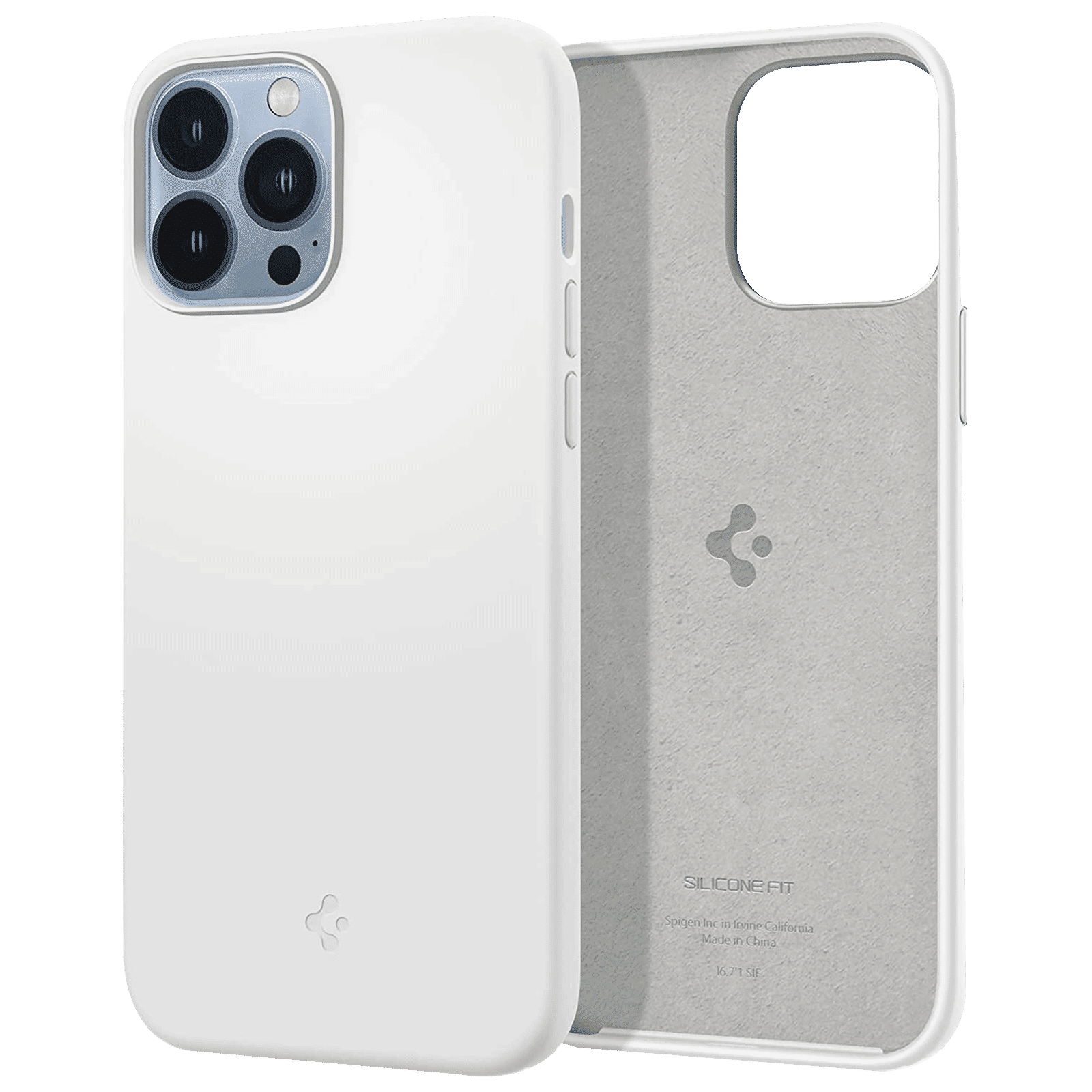 spigen Silicone Back Case for iPhone 13 Pro Max (ACS03229, White)_1