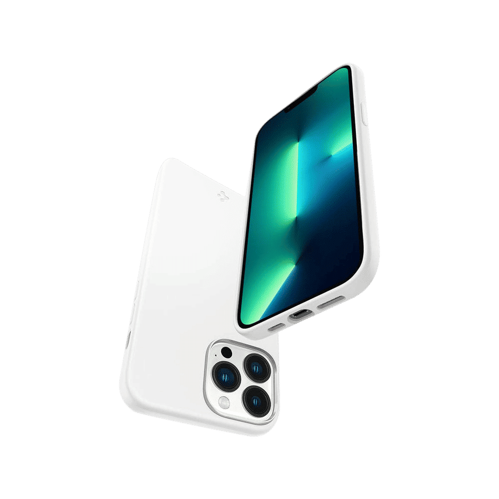 spigen Silicone Back Case for iPhone 13 Pro Max (ACS03229, White) spigen Silicone Back Case for iPhone 13 Pro Max (ACS03229, White)_9