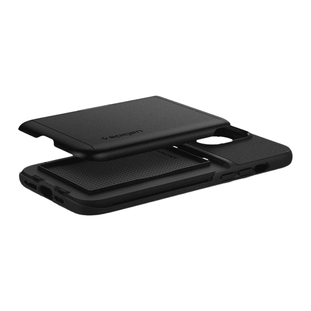 spigen Slim Armor CS TPU Polycarbonate Back Case for iPhone 13 Pro Max (ACS03218, Black)_18