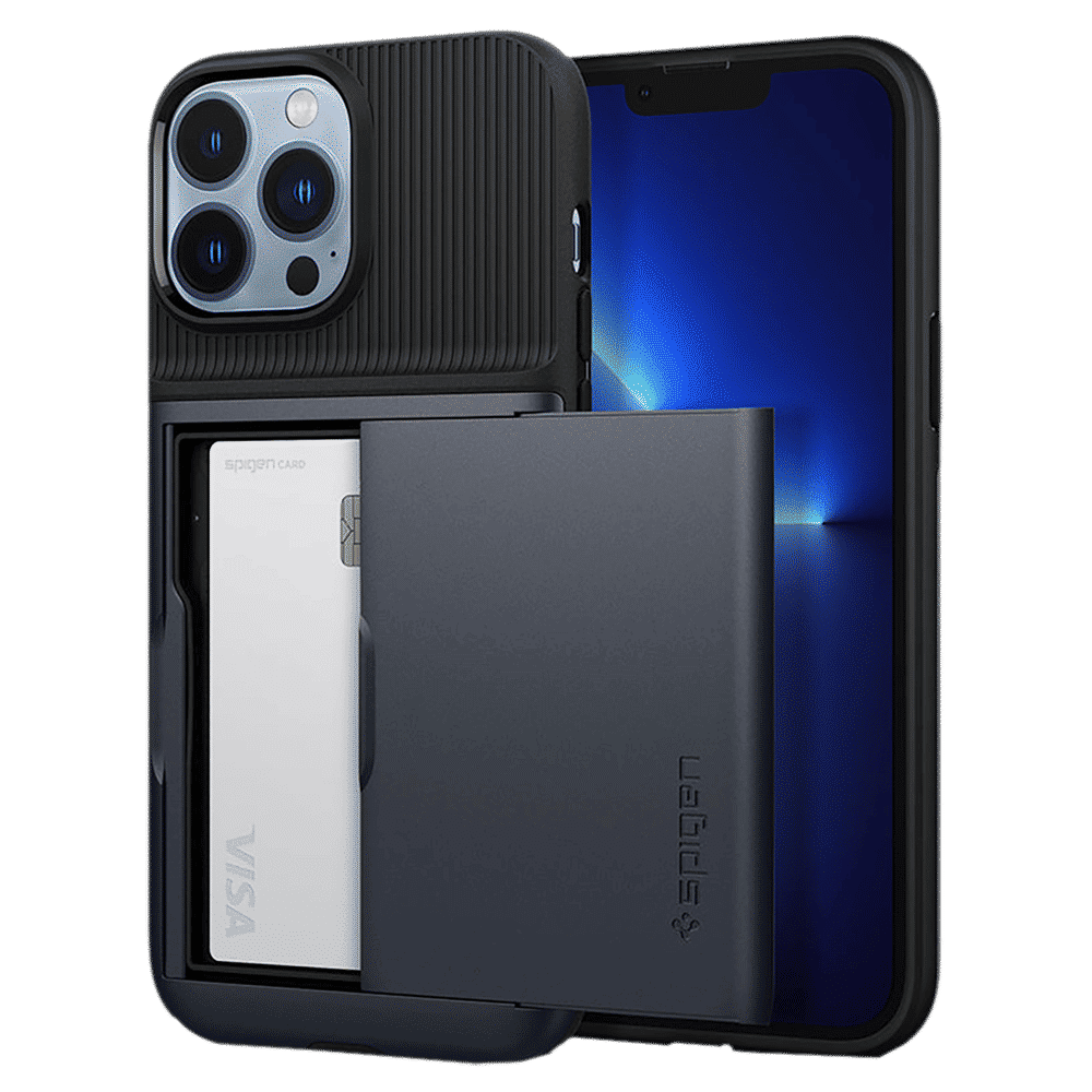 spigen Slim Armor CS TPU Polycarbonate Back Case for iPhone 13 Pro Max (ACS03220, Metal Slate)_13