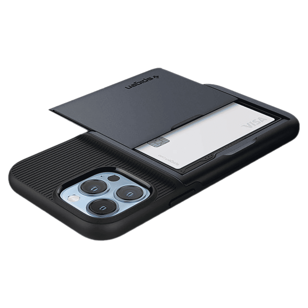 spigen Slim Armor CS TPU Polycarbonate Back Case for iPhone 13 Pro Max (ACS03220, Metal Slate)_15