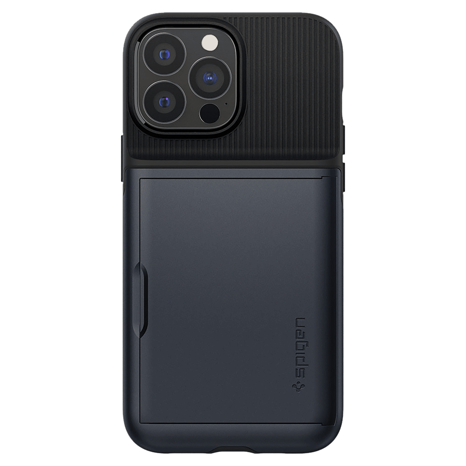 spigen Slim Armor CS TPU Polycarbonate Back Case for iPhone 13 Pro Max (ACS03220, Metal Slate)_3