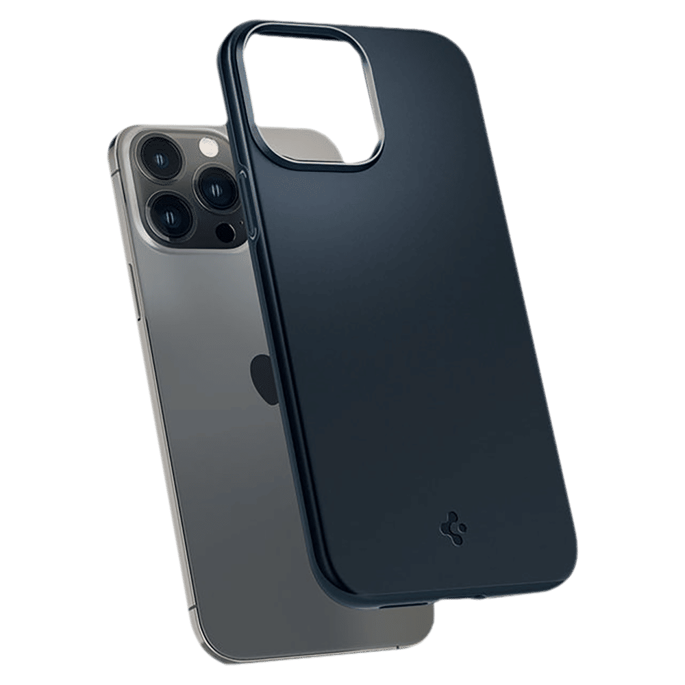 spigen Thin Fit Back Case For iPhone 13 Pro Max (Non-Slip Coating, ACS03192, Metal Slate) spigen Thin Fit Back Case For iPhone 13 Pro Max (Non-Slip Coating, ACS03192, Metal Slate)_8