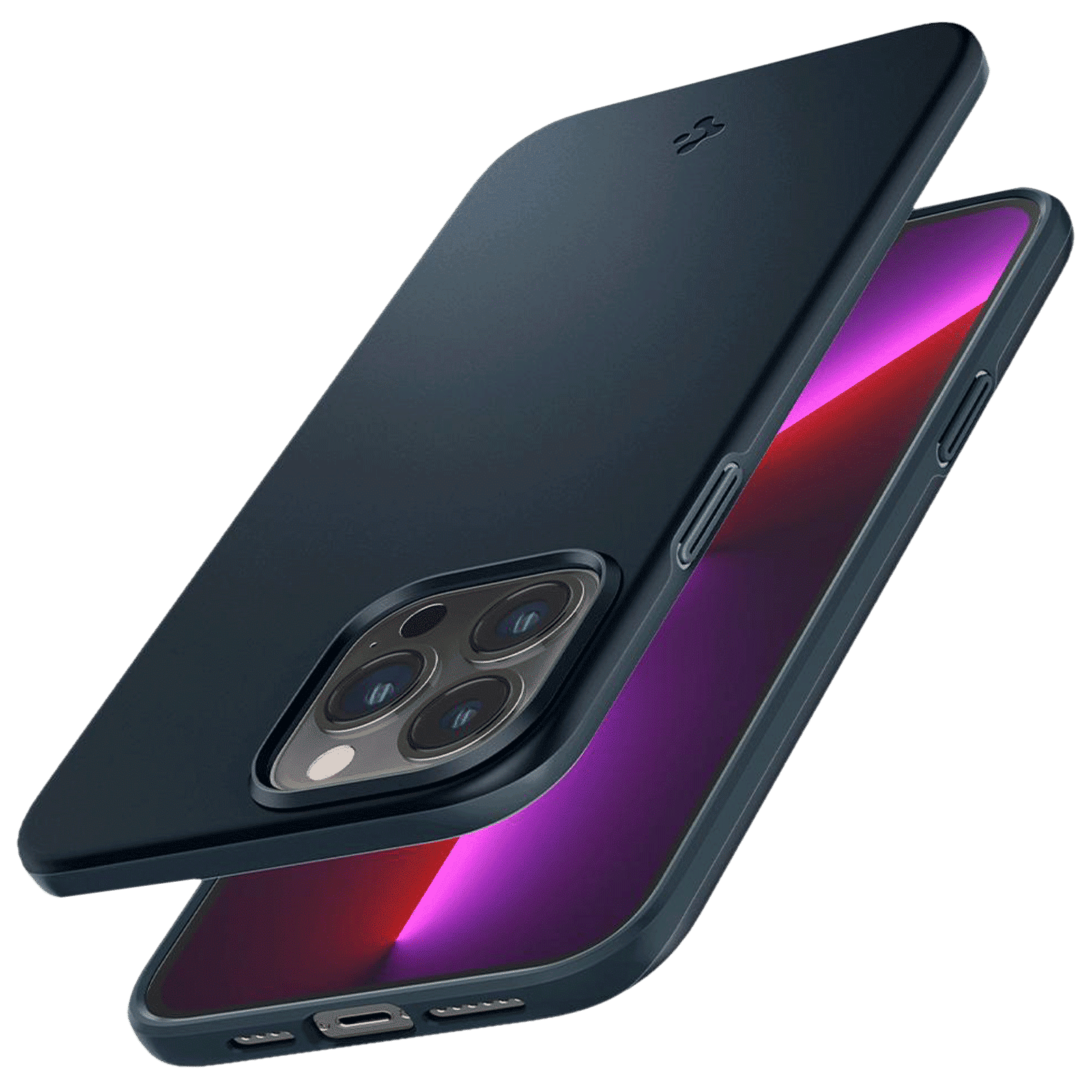 spigen Thin Fit Back Case For iPhone 13 Pro Max (Non-Slip Coating, ACS03192, Metal Slate) spigen Thin Fit Back Case For iPhone 13 Pro Max (Non-Slip Coating, ACS03192, Metal Slate)_6