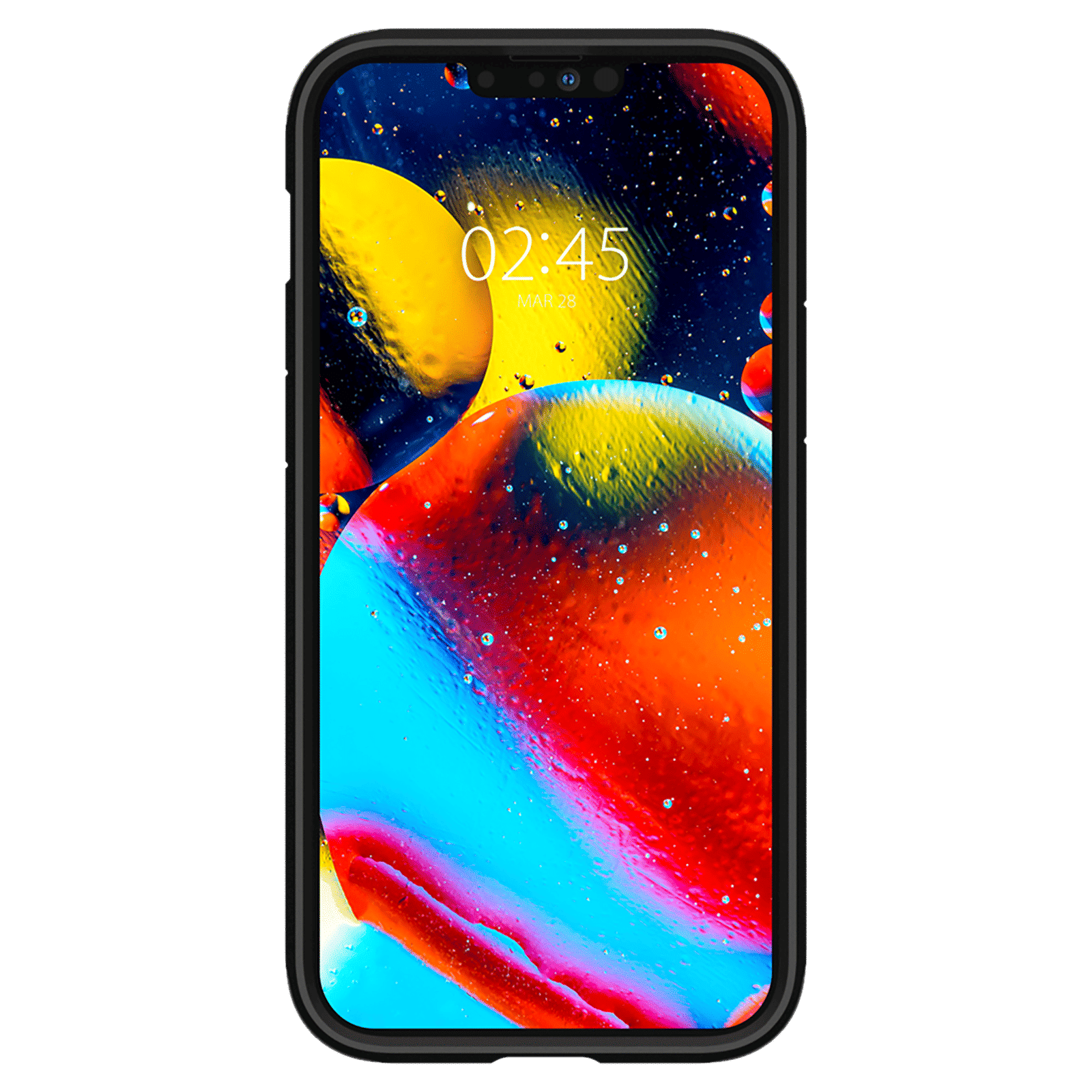 spigen Tough Armor TPU & Polycarbonate Back Case with Stand for Apple iPhone 13 Pro Max (Wireless Charging Compatible, Metal Slate)_3