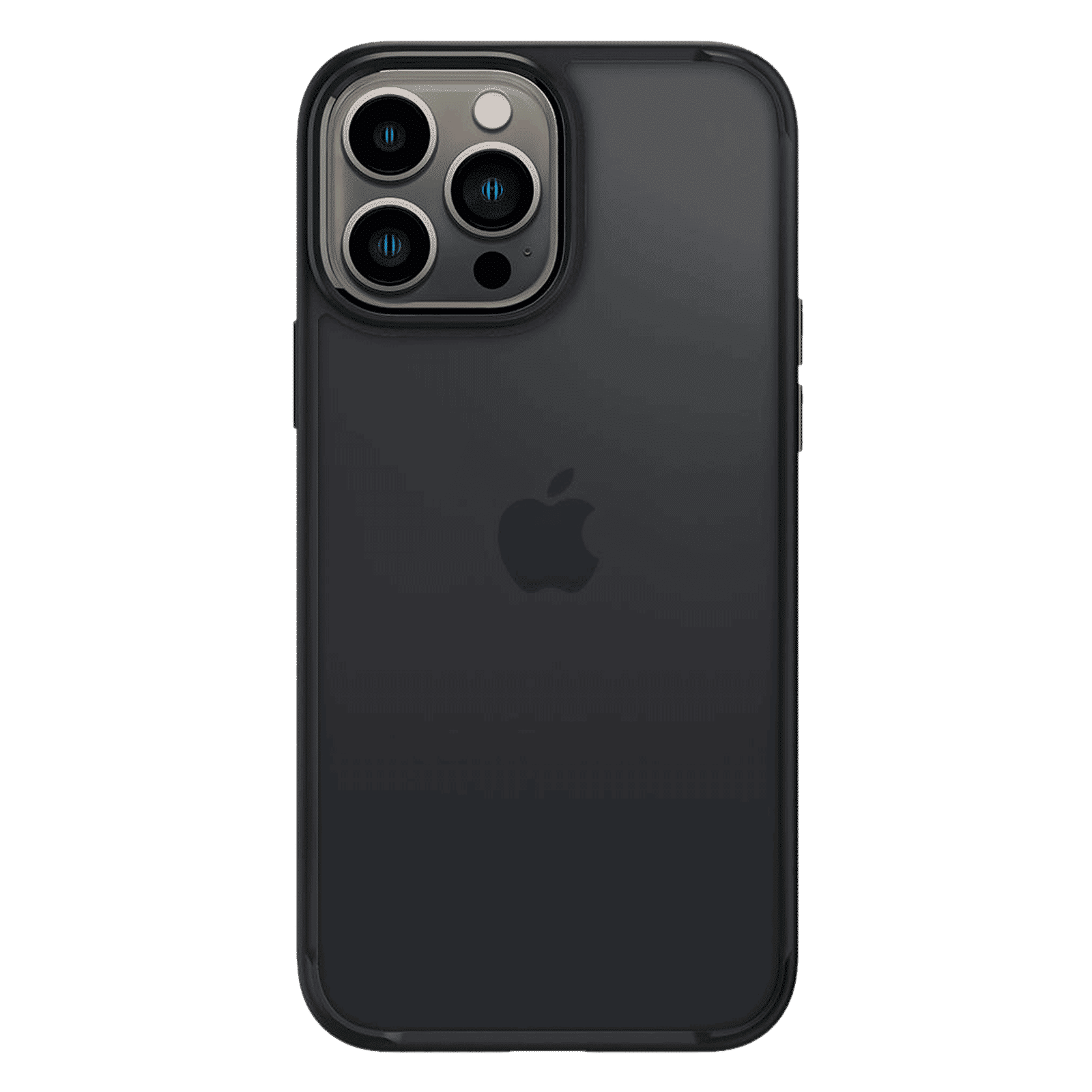 spigen Ultra Hybrid TPU & Polycarbonate Back Cover for Apple iPhone 13 Pro Max (Wireless Charging Compatible?, Frost Black)_4