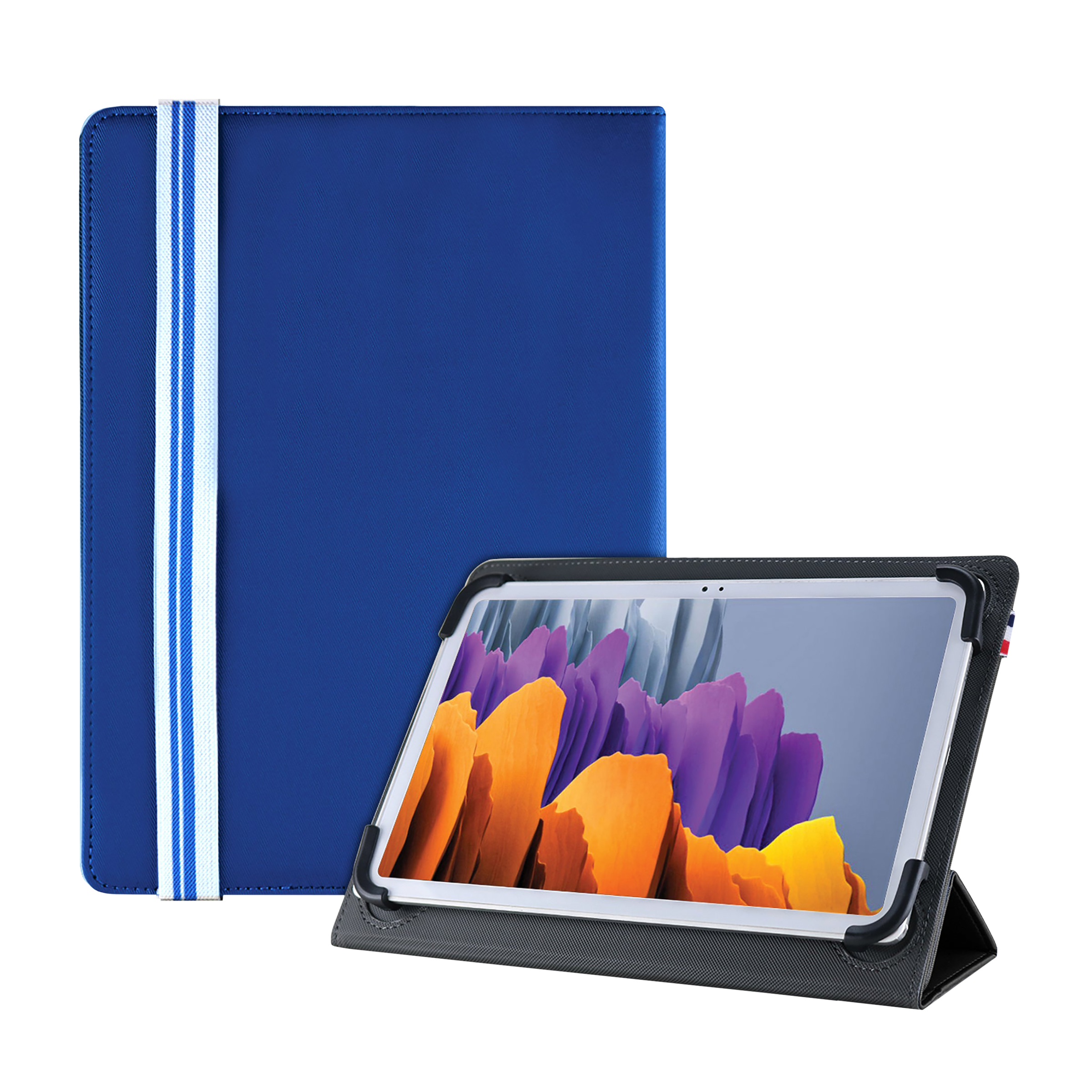 neopack Unifit Polyurethane Flip Cover for Apple iPad 10.2 Inch, iPad Air 10.5 & 10.9 Inch, iPad Pro 10.5 & iPad Pro 11 Inch (Sleep & Wake Functions, Blue)_1